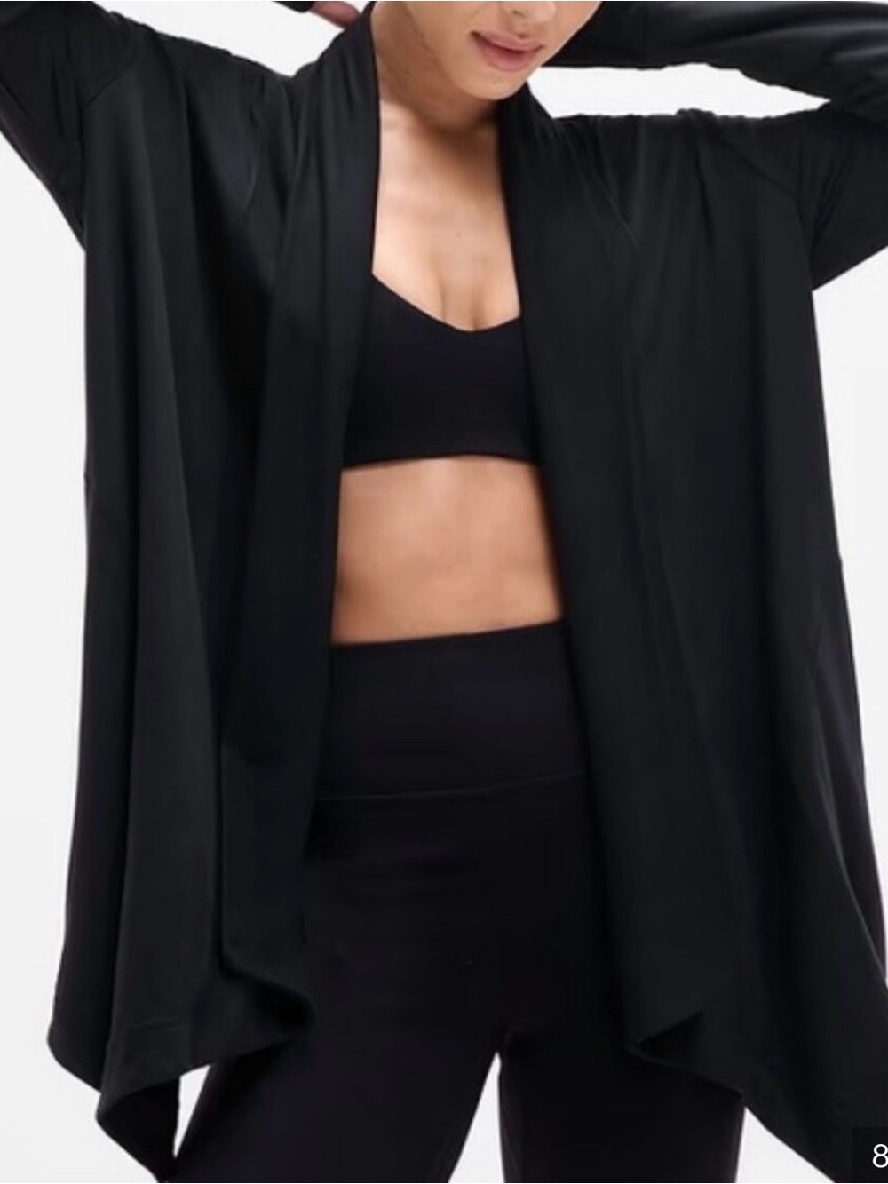 Athleta Pranayama Wrap Cardigan Women Size XS Soft Stretch Activewear